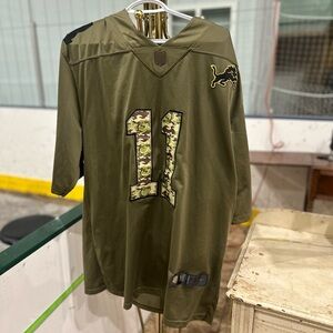 NIKE X NFL Detroit Lions Salute To Service military green and camo No. 11